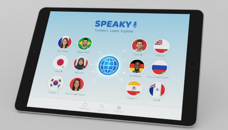 Speaky platforma za jezičku razmenu Speaky platforma za jezičku razmenu